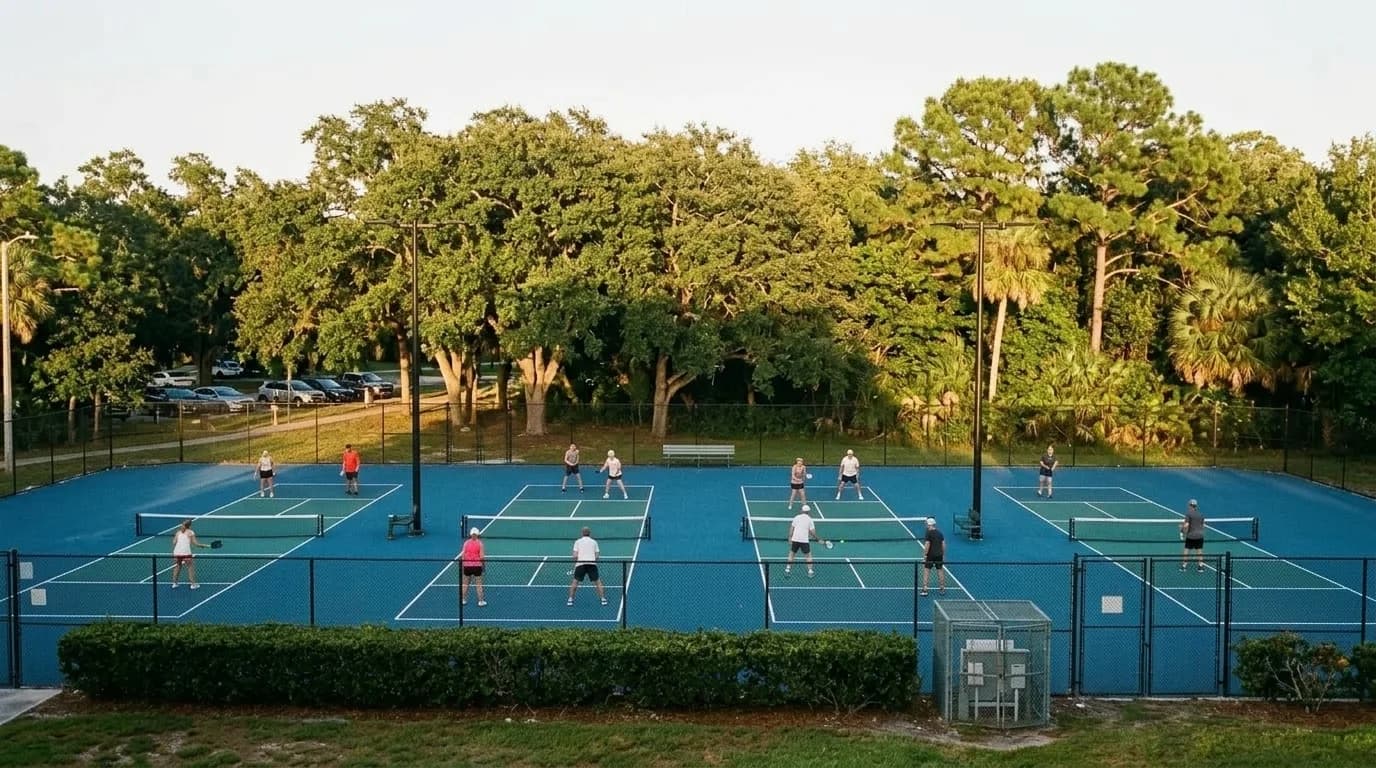 Pinebrook Park's Tennis Courts Become Dedicated Pickleball