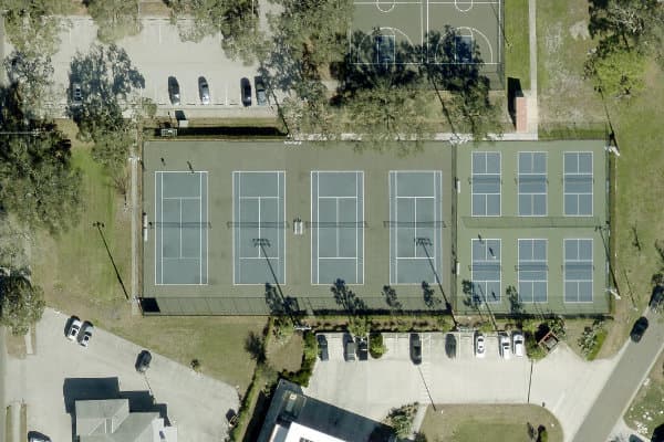 Aerial view near 678 71st Ave N, St. Petersburg, FL 33702, USA